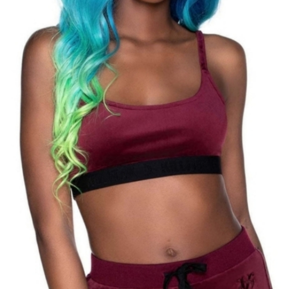 Killstar Just Cropped Up Bralet (Burgundy)